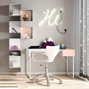 scrivania moderna rosa antico