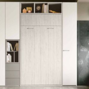 Letto singolo Achille trasformabile a scomparsa, verticale, made in Italy