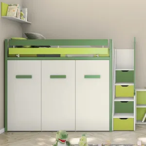 soppalco con armadio e scaletta