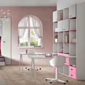 scrivanie e librerie abbinate