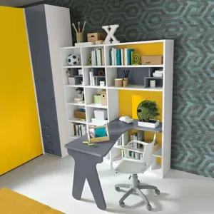 zona studio blu e giallo