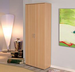 Armadio due ante + ripiani / FAGGIO LAMINATO FINITURA PESCO