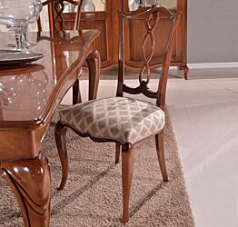 Sedia Tappezzata Finitura Elitè