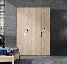 Armadio 4 ante battenti in finitura olmo frida