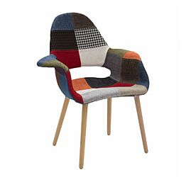 Sedia in tessuto Patchwork