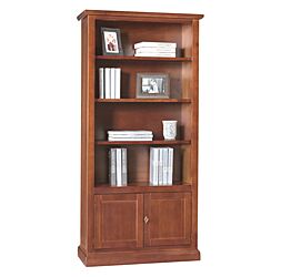 Libreria Classica finitura Lucido Noce