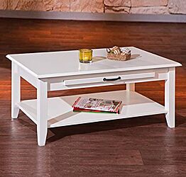 Tavolino cripiano e cassetto.