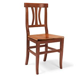 Sedia classica in legno Noce