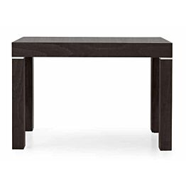 Consolle allungabile in legno, finitura wenge', apertura con binario