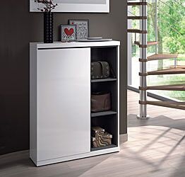 Mobile da ingresso scontato con scarpiera e specchiera