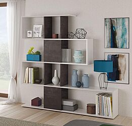 Libreria bianca e ossido