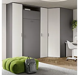 armadiatura con letto a scomparsa