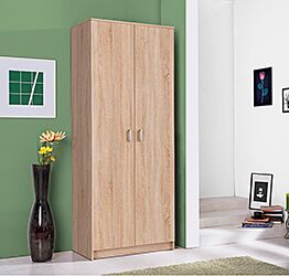 Armadietto multiuso 2 ante, finitura Rovere