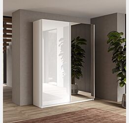 armadio con specchio moderno