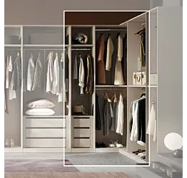 cabina ad angolo a giorno