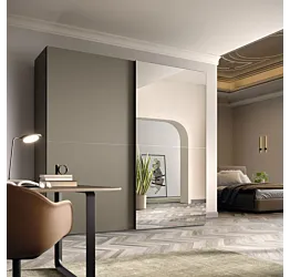 armadio bronzo con specchio