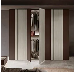 armadio rovere e moka