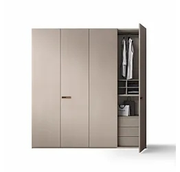 armadio moderno laccato cipria