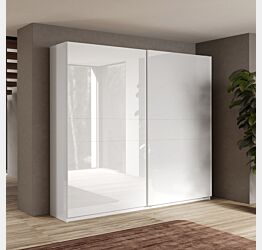 armadio bianco moderno laccato