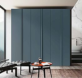 Armadio Petrolio 6 ante battenti, design moderno