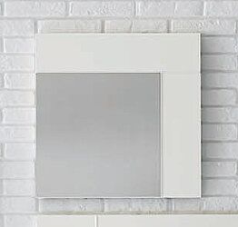 Specchio quadrato 65 x 65 con cornice bianco opaco gesso