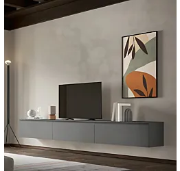 Base Tv Tomasella, 3 cestoni, finitura Marna