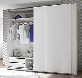 Armadio Vertigo 2 ante scorrevoli bianco opaco Zenzero Shop