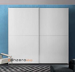 Armadio a 2 ante scorrevoli con scocca e frontali Bianco altea