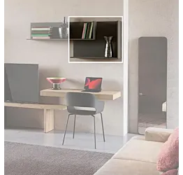 boiserie con mensole