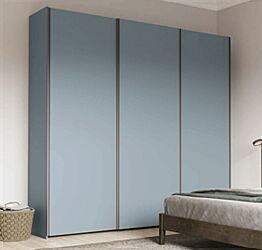 Armadio scorrevole a 3 ante H.257 L.267.5, color Cadaques