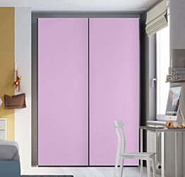 Armadio 2 ante scorrevoli H.225 L.178, Papaya