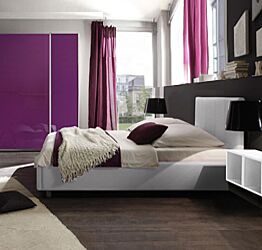 Cameretta moderna, come in foto, in finitura lilla e Bianco
