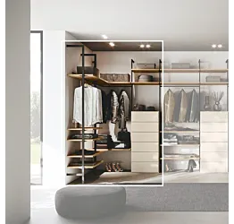 cabina attrezzata noce