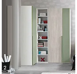 cabina angolare salvia