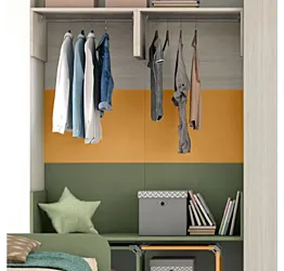 Cabina aperta per camerette