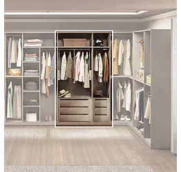 armadiatura bronzo con cassettiere