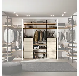 cabina a giorno noce biondo