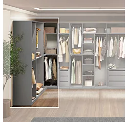 cabina armadio grigia