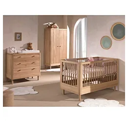 camera in finitura rovere 