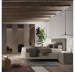 camera tortora e bronzo