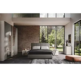 camera completa con letto contenitore