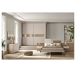 Camera matrimoniale, Sequoia honey e Corda, collezione Apache Zenzero Shop