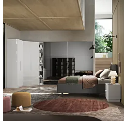 armadio angolare scorrevole