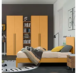Mobili per ragazzi in sconto, cameretta Miele completa