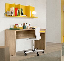 Scrivania Royal oak per camerette con cassetto