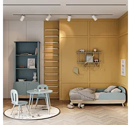 cameretta letto con sponde