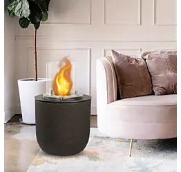 Camino a bioetanolo terra marrone braciere