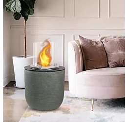 camino a bioetanolo verde salvia braciere