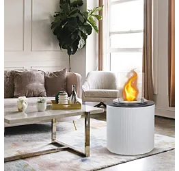 camino braciere bianco perla scontato