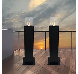 Camino a bioetanolo nero da esterno